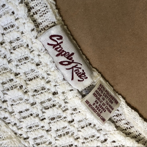 Authentic 80s Vintage Dolman-Sleeve Knit Top by Shapely Knits S/M - Picture 6 of 6